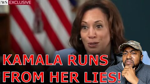 Kamala Harris Confronted To Her Face With WORST Polls In History Then Runs Away From Slavery Debate!