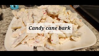 Peppermint candy bark #secretsanta #peppermint