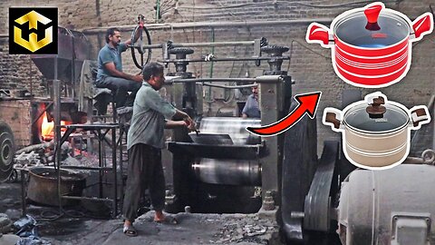 How to Amazing Non stick Cookware Set is made in factory | Interesting Process 😲☝