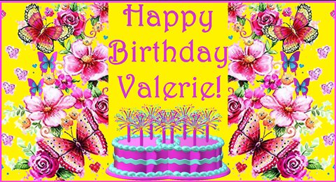 Happy Birthday 3D - Happy Birthday Valerie - Happy Birthday To You - Happy Birthday Song