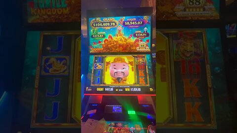 MY BEST JACKPOT on Turtle Kingdom! #grandpa #slots #casino