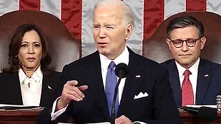 Biden already STRUGGLING at his State of the Union address 🤦‍♂️