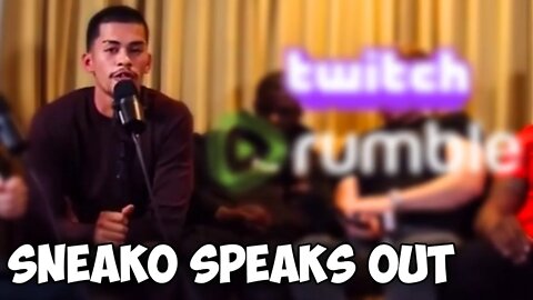 SNEAKO Speaks out after YouTube Ban...