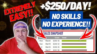 Earn +$250 Per Day By Using This Extremely EASY Method For Newbies (No SKILLS - NO EXPERIENCE)