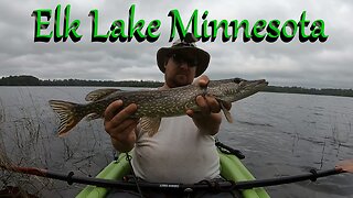 Fishing Elk Lake, MN