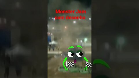 Monster Jam com desenho #demolicarsumare