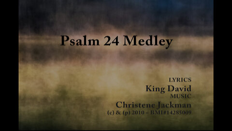 "Psalm 24 Medley", Christene Jackman, Entire song sung in Biblical Hebrew