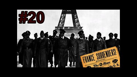 Hearts of Iron IV Black ICE - Germany 20 France Surrenders!