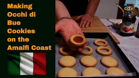 Italian Cooking Lesson: Occhi di Bue Cookies from The Amalfi Coast