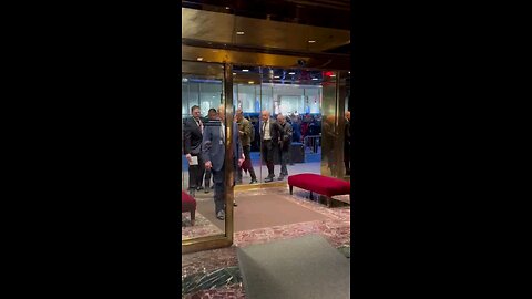 Trump welcomes Polish President Andrzej Duda to Trump Tower in Manhattan. welcomes Polish president