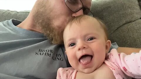 Infant Babies First Laugh 😍