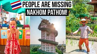 NOBODY is coming to this ANCIENT CITY near Bangkok Thailand! | Nakhom Pathom is SPECIAL!