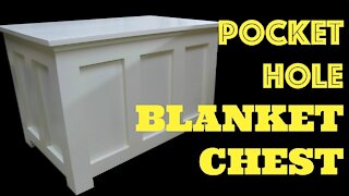 Pocket Hole Blanket Chest (DIY For Beginners and Pros!)