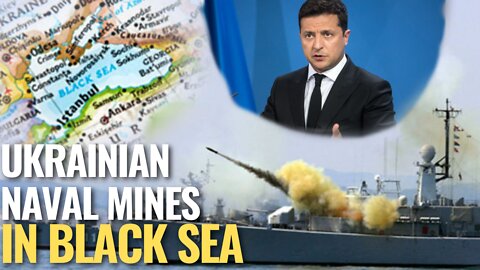 Ukrainian naval mines adrift in Black Sea, Moscow warns