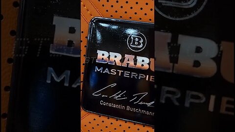 Welcome to Brabus Masterpiece interiour Hermes Birkin inspired Brabus 800 Mercedes G63