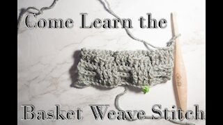 How to Crochet the Basket Weave Stitch