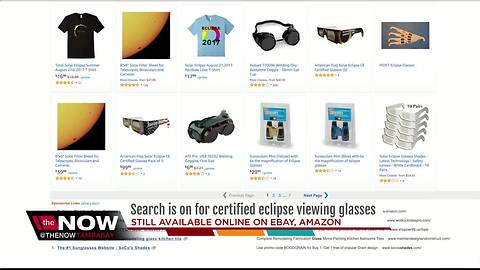 Search is on for certified eclipse viewing glasses