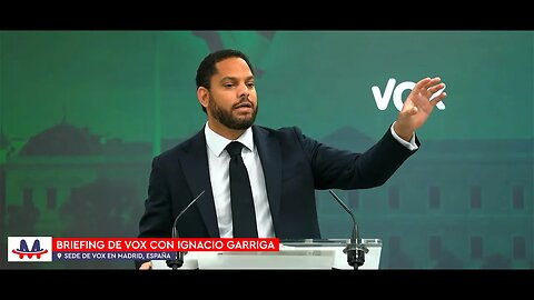 🇪🇸 VOX · Briefing con el Secretario General Ignacio Garriga desde la sede nacional (16 ene 2023)