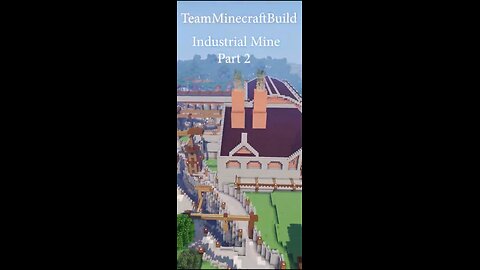 Industrial Mine Part 2 | #Minecraft #fyp #TeamMinecraftBuild #Foryoupage #Chill #Tutorial #build