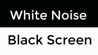White noise black screen | all Asleep and remain sleeping | white noise 24 hours