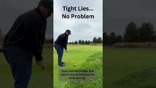 No need to be scared of tight lies ! #shorts #golf #youtubeshorts #subscribe #explore #tips #funny