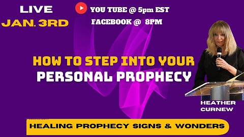 HOW TO STEP INTO YOUR PERSONAL PROPHETIC WORD PART 1