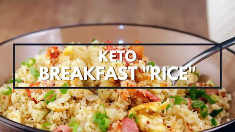 Healthy and easy recipe: Keto Breakfast "Rice"
