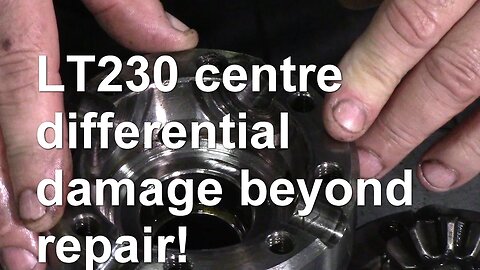 LT230 centre differential damage beyond repair