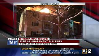 Several forced to evacuate after apartment fire