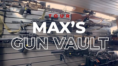 My First Gun Room Tour! THIS IS AWESOME! | Max's Gun Vault