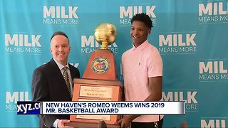 New Haven senior Romeo Weems wins 2019 Mr. Basketball award