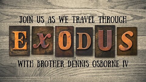 "Ten for Ten: Traveling Through Exodus" Sunday School (4/30/23)