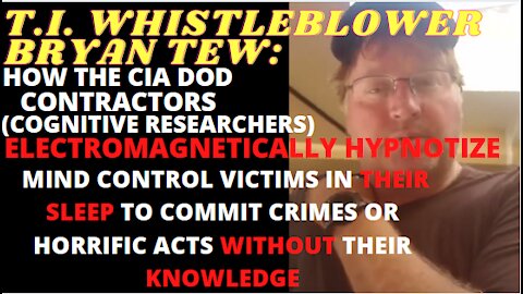 CIA OPERATORS ‘TALK--SLEEP’ MIND CONTROL VICTIMS VIA CHATTER BOTS FOR NEURAL LINGUISTIC PROGRAMMING