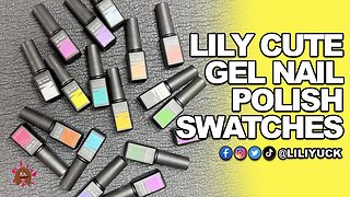 Lily Cute Gel Nail Polish Swatch