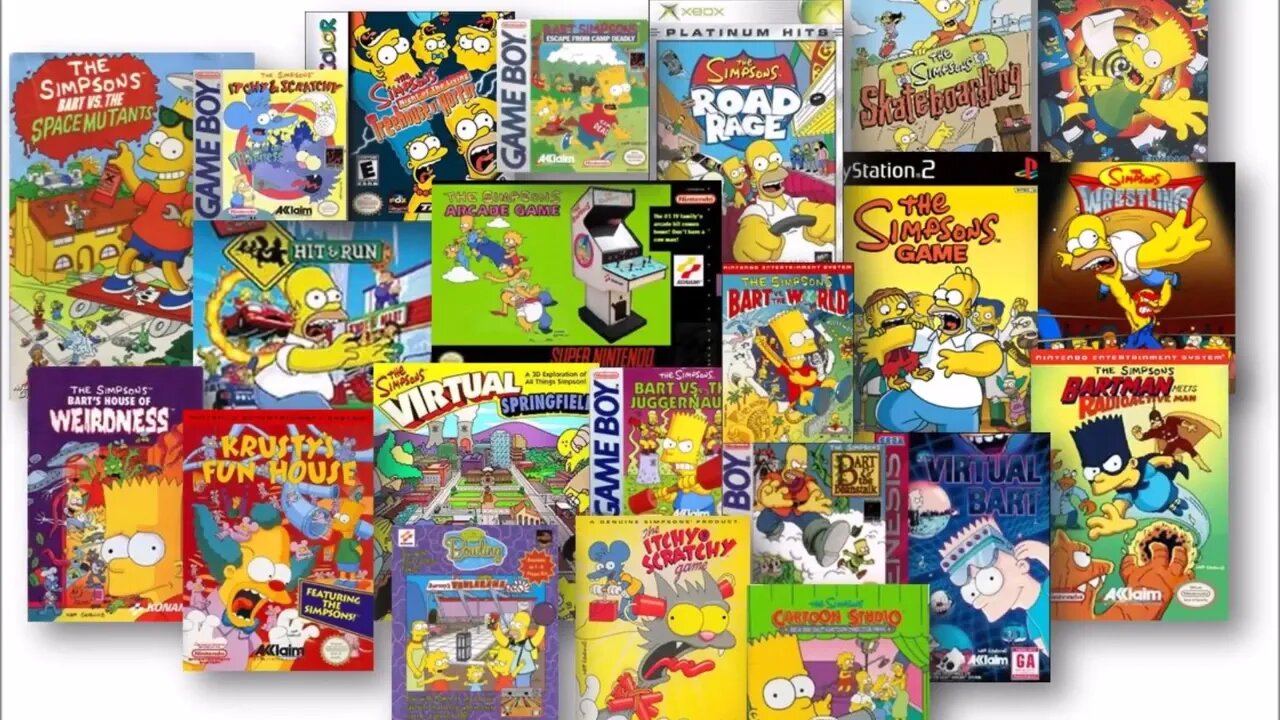 Simpsons Rumble The Simpsons in Selected Video Games (Photo Montage) #TheSimpsons # ...