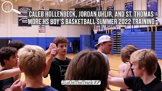 Caleb Hollenbeck, Jordan Uhlir, and STM Basketball Summer Training Session 2022 #jloonthetrack