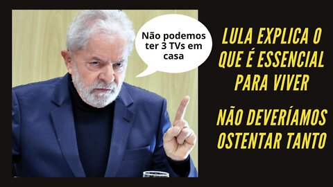 CLASSE MÉDIA NÃO DEVERIA CONSUMIR SEM AUTORIZAÇÃO DIZ LULA