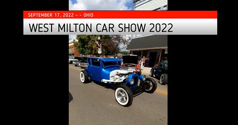 2022 Car Show in West Milton, Ohio