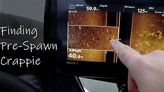 Use Side Imaging to find Pre Spawn Crappie | Crappie fishing Lake of the Ozarks