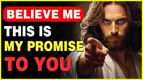 God Message Today: THIS IS MY PROMISE TO YOU | God message today | God message for me today