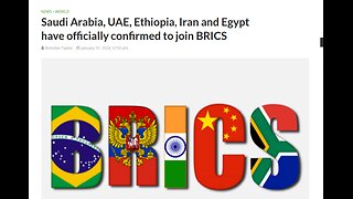 #64: Saudi Arabia Joins BRICS = Death of U.S. $ / J. Podesta to White House Jan. 30, 2024