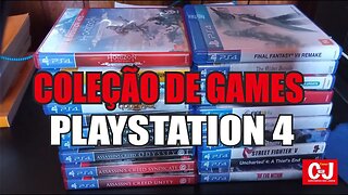 Conheça a Coleção de Games de PlayStation 4 do canal!