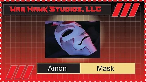 Amon cosplay mask