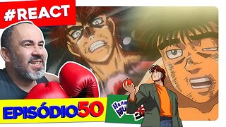 HAJA CORAÇÃO! Luta INSANA!!! Volg x Ippo | React HAJIME NO IPPO Episodio 50