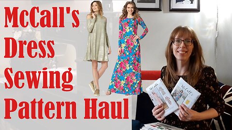 ⚡🌞 McCall's Dress Sewing Pattern Haul 🌞⚡| BudgetSew #sewingpatterns #fridaysews #simplicity