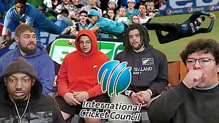 AMERICAN FOOTBALL PLAYERS REACT TO BEST CRICKET CATCHES