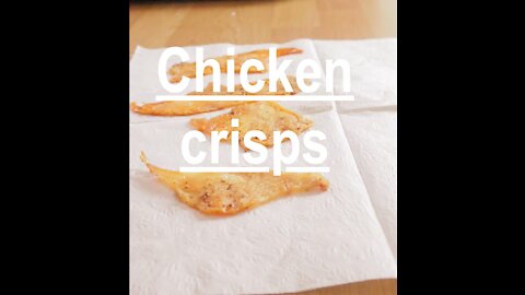 How to make chicken crisps