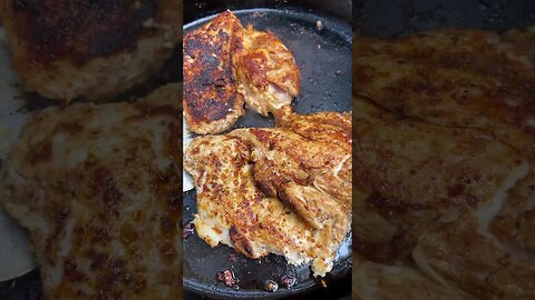 Cajun Chicken on the Cast Iron