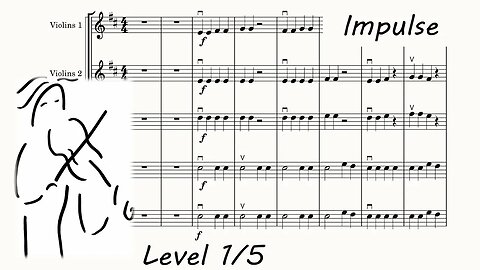 Impulse. Music Score for Orchestra. Impulse Orchestra. Play Along. www.SashaViolin.com