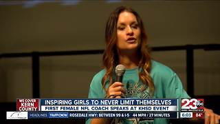 KHSD hosts an event for high school girls across Kern County with guest speaker Jen Welter